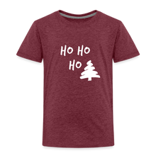 Carregar imagem no visualizador da galeria, Kids' Chritmas T-Shirt - heather burgundy
