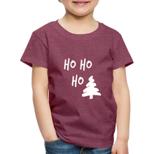Carregar imagem no visualizador da galeria, Kids' Chritmas T-Shirt - heather burgundy