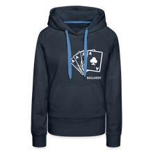Cargar imagen en el visor de la galería, Women’s CARD Hoodie - navy