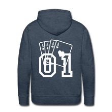 Carregar imagem no visualizador da galeria, Men&#39;s Premium Hoodie - heather denim
