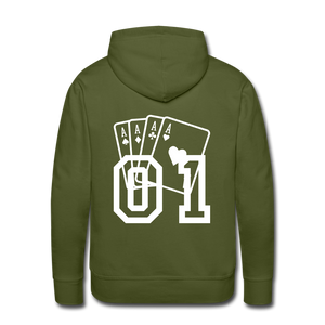Men's Premium Hoodie - olive green