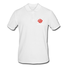 Carregar imagem no visualizador da galeria, Rose Men&#39;s Polo Shirt - white

