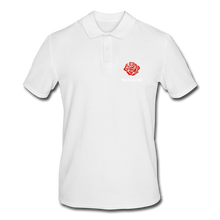 Load image into Gallery viewer, Rose Men&#39;s Polo Shirt - white
