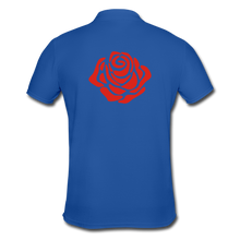 Carregar imagem no visualizador da galeria, Rose Men&#39;s Polo Shirt - royal blue
