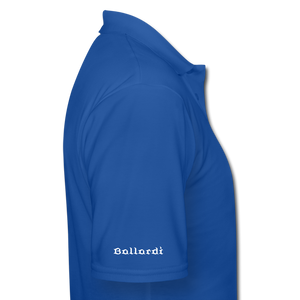 Rose Men's Polo Shirt - royal blue