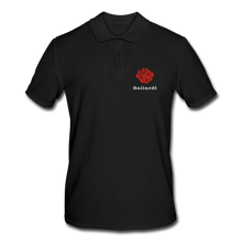 Carregar imagem no visualizador da galeria, Rose Men&#39;s Polo Shirt - black
