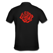 Carregar imagem no visualizador da galeria, Rose Men&#39;s Polo Shirt - black
