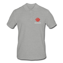 Carregar imagem no visualizador da galeria, Rose Men&#39;s Polo Shirt - heather grey
