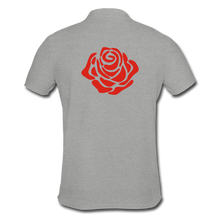 Cargar imagen en el visor de la galería, Rose Men&#39;s Polo Shirt - heather grey
