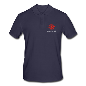 Rose Men's Polo Shirt - navy