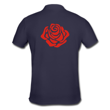 Carregar imagem no visualizador da galeria, Rose Men&#39;s Polo Shirt - navy

