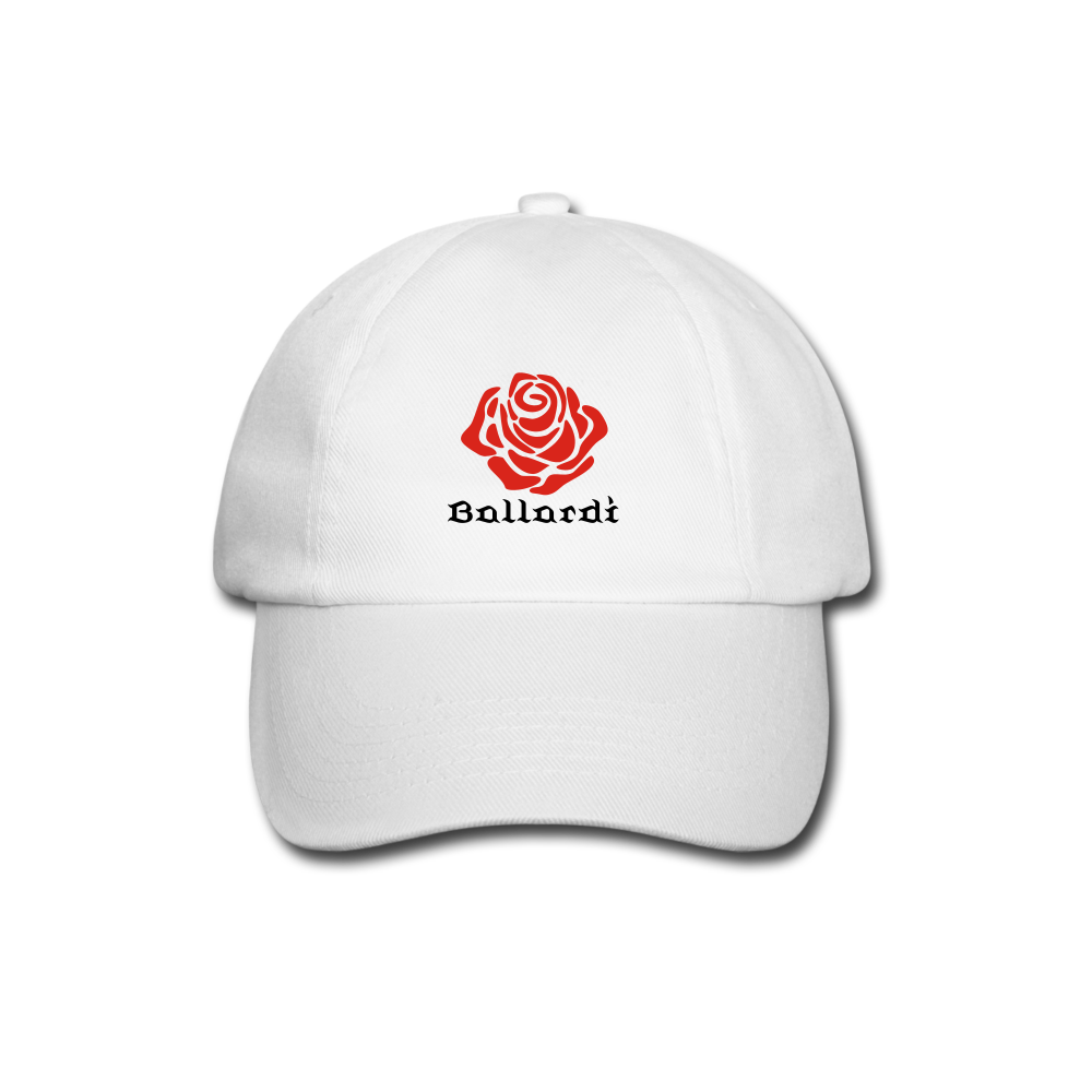 Baseball Cap - white/white