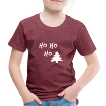 Charger l&#39;image dans la galerie, Kids&#39; Chritmas T-Shirt - heather burgundy
