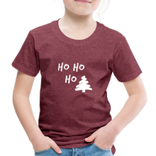 Cargar imagen en el visor de la galería, Kids&#39; Chritmas T-Shirt - heather burgundy
