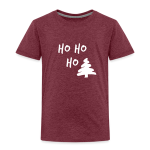 Kids' Chritmas T-Shirt - heather burgundy