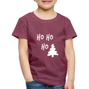 Kids' Chritmas T-Shirt - heather burgundy