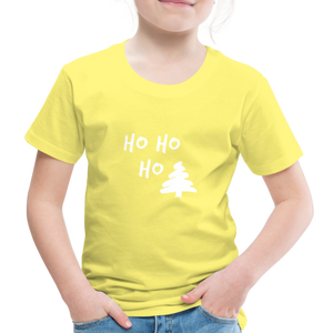 Kids' Chritmas T-Shirt - yellow
