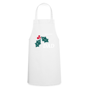 Christmas DAD Cooking Apron - white
