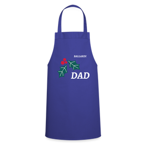 Christmas DAD Cooking Apron - royal blue