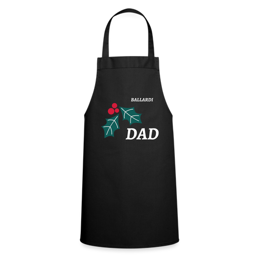 Christmas DAD Cooking Apron - black