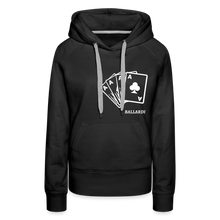 Cargar imagen en el visor de la galería, Women’s CARD Hoodie - black
