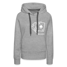 Cargar imagen en el visor de la galería, Women’s CARD Hoodie - heather grey
