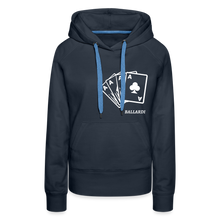 Load image into Gallery viewer, Women’s CARD Hoodie - navy
