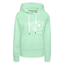Load image into Gallery viewer, Women’s CARD Hoodie - light mint

